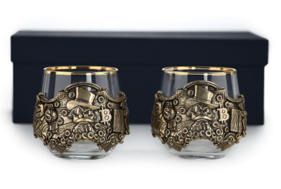 СТАКАН ДЛЯ ВИСКИ "УСПЕШНЫЙ БИЗНЕСМЕН" CLASSIC 2 ШТ