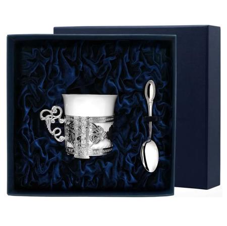 СЕРЕБРЯНАЯ КОФЕЙНАЯ ЧАШКА "АВГУСТ ОКТАВИАН" – АРГЕНТА