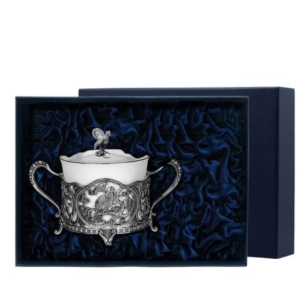 СЕРЕБРЯНАЯ САХАРНИЦА "ГЛУХАРИНЫЙ КРАЙ" – АРГЕНТА