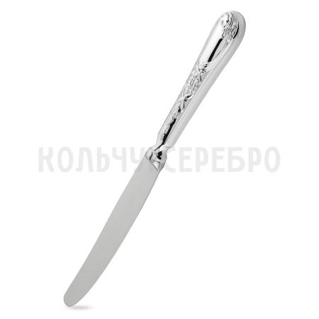 СЕРЕБРЯНЫЙ СТОЛОВЫЙ НОЖ "ИРИСЫ" М-22 – ПАВЛОВСКИЙ ЗАВОД