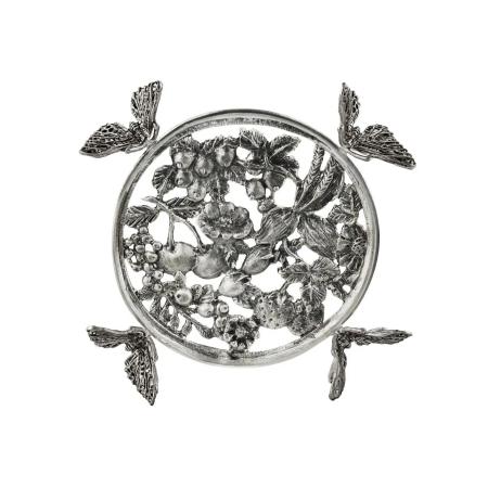 ПОДСТАВКА ПОД ТУРКУ "БАБОЧКИ" ПОСЕРЕБРЕННАЯ – КОЛЬЧУГИНСКИЙ МЕЛЬХИОР