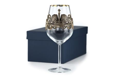 БОКАЛ ДЛЯ ВИНА "КОРОНА РОССИЙСКОЙ ИМПЕРИИ" CLASSIC
