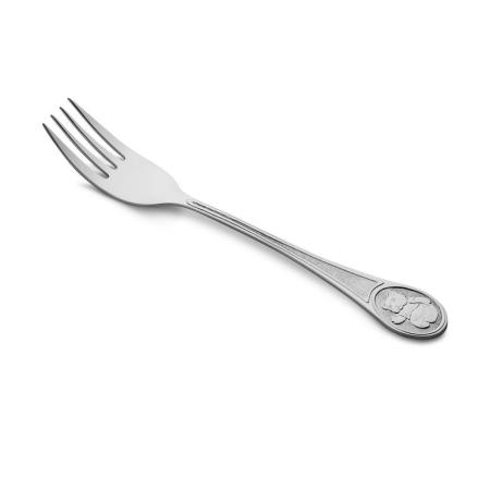 СЕРЕБРЯНАЯ ДЕТСКАЯ ВИЛКА 27630 – РУССКИЕ САМОЦВЕТЫ