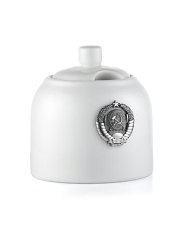 СЕРЕБРЯНАЯ САХАРНИЦА "НОСТАЛЬГИЯ" ФАРФОР – АЛЬТМАСТЕР