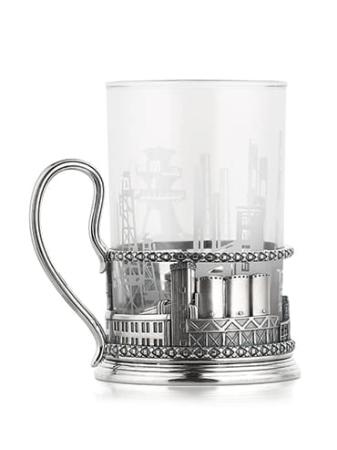 СЕРЕБРЯНЫЙ ПОДСТАКАННИК "ЗАВОДСКОЙ" – АЛЬТМАСТЕР