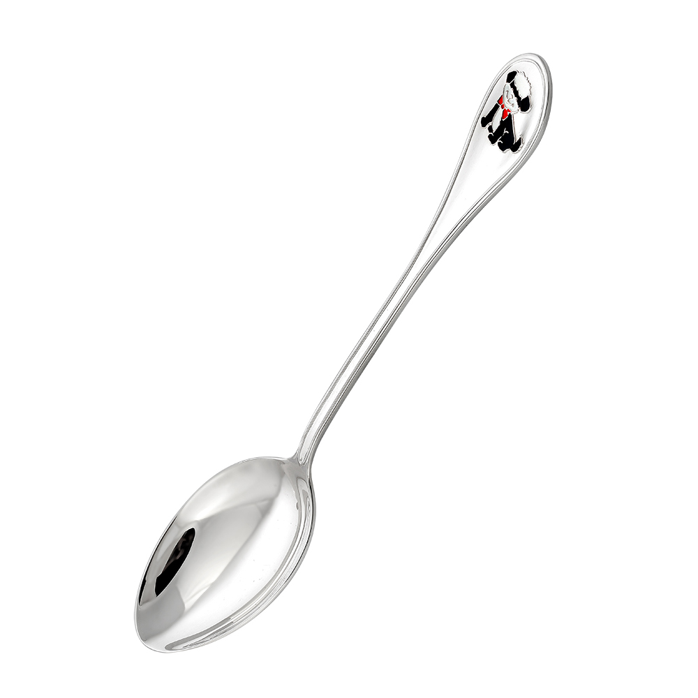 СЕРЕБРЯНАЯ ДЕТСКАЯ ЛОЖКА "СОБАЧКА" 930666 – КРАСНАЯ ПРЕСНЯ СЕРЕБРЯНАЯ ДЕТСКАЯ ЛОЖКА "СОБАЧКА" 930666 – КРАСНАЯ ПРЕСНЯ