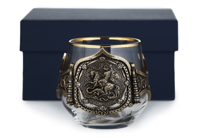 СТАКАН ДЛЯ ВИСКИ "ГЕОРГИЙ ПОБЕДОНОСЕЦ" CLASSIC 