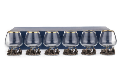 БОКАЛ ДЛЯ КОНЬЯКА "УТРО В СОСНОВОМ БОРУ" CLASSIC 6 ШТ 