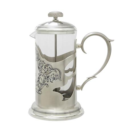 СЕРЕБРЯНЫЙ ФРЕНЧ - ПРЕСС С ЧЕРНЕНИЕМ – СЕВЕРНАЯ ЧЕРНЬ