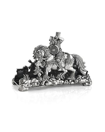 СЕРЕБРЯНАЯ САЛФЕТНИЦА "БОГАТЫРСКАЯ СИЛА" – АЛЬТМАСТЕР