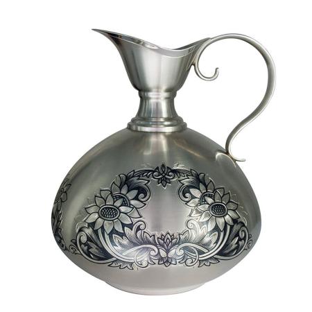 СЕРЕБРЯНЫЙ КУВШИН "ПОДСОЛНУХИ" (0,48 ЛИТРА) 40350019А05