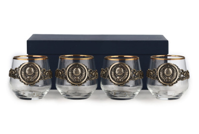 СТАКАН ДЛЯ ВИСКИ "СССР" CLASSIC 4 ШТ