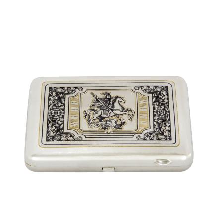 СЕРЕБРЯНЫЙ ПОРТСИГАР АРТ. 50090009А06 – СЕВЕРНАЯ ЧЕРНЬ