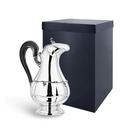 СЕРЕБРЯНЫЙ КУВШИН "С ЦВ. ОРНАМ." С КРЫШКОЙ (1 ЛИТР) – АРГЕНТА