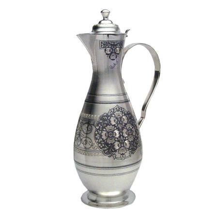 СЕРЕБРЯНЫЙ КУВШИН ДЛЯ ВИНА (0,75 ЛИТРА) 40350006А05 – СЕВЕРНАЯ ЧЕРНЬ