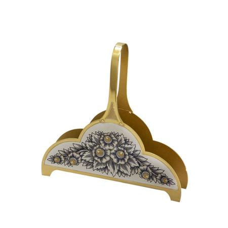 СЕРЕБРЯНАЯ САЛФЕТНИЦА "ЭЛАНОР" АРТ. 40510013А06 – СЕВЕРНАЯ ЧЕРНЬ