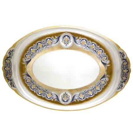 СЕРЕБРЯНЫЙ ПОДНОС АРТ. 40240049Е06 – СЕВЕРНАЯ ЧЕРНЬ