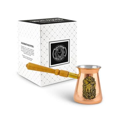 ТУРКА МЕДНАЯ "ОХОТНИЧЬЯ" С ЛУЖЕНИЕМ 300 МЛ. – КОЛЬЧУГИНСКИЙ МЕЛЬХИОР