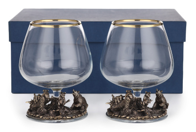 БОКАЛ ДЛЯ КОНЬЯКА "УТРО В СОСНОВОМ БОРУ" CLASSIC 2 ШТ