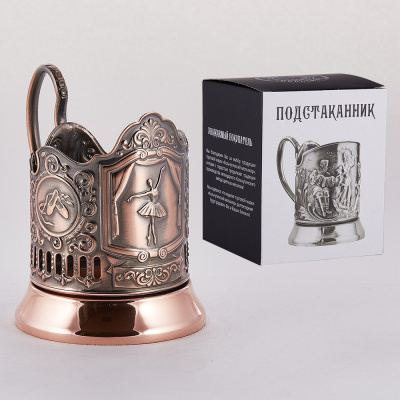 ПОДСТАКАННИК "БАЛЕРИНА" МЕДНЫЙ – КОЛЬЧУГИНСКИЙ МЕЛЬХИОР