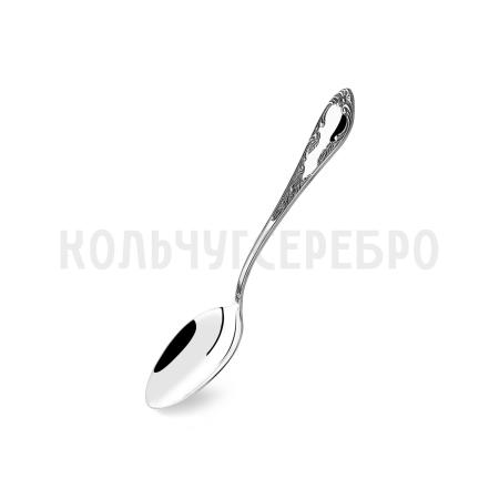 СЕРЕБРЯНАЯ ЧАЙНАЯ ЛОЖКА "ПОСОЛЬСКАЯ" М-18 С ЧЕРНЕНИЕМ – ПАВЛОВСКИЙ ЗАВОД
