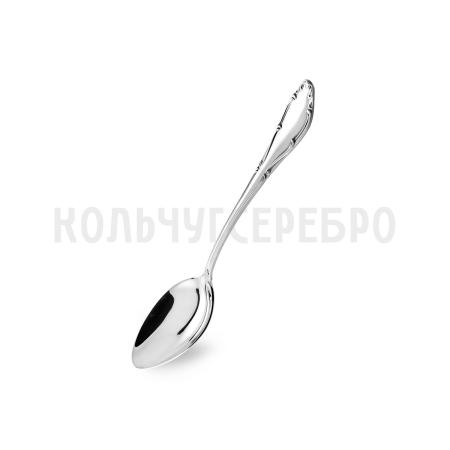 СЕРЕБРЯНАЯ ЧАЙНАЯ ЛОЖКА "АФРОДИТА" С ЧЕРНЕНИЕМ - МСТЕРСКИЙ ЮВЕЛИР