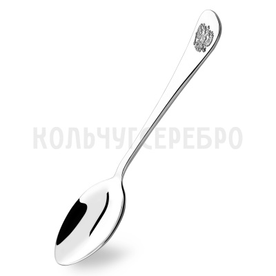 СЕРЕБРЯНАЯ СТОЛОВАЯ ЛОЖКА "ГЕРБ" 930565н – КРАСНАЯ ПРЕСНЯ