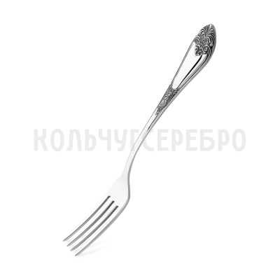 СЕРЕБРЯНАЯ ДЕСЕРТНАЯ ВИЛКА "ДВОРЦОВАЯ" М-17 С ЧЕРНЕНИЕМ – ПАВЛОВСКИЙ ЗАВОД