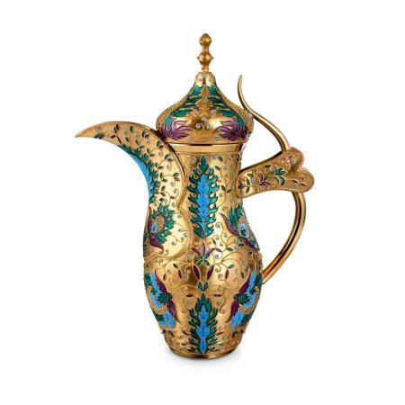 СЕРЕБРЯНЫЙ КОФЕЙНИК "ХОТТАБЫЧ"  АРТ. 27647 – РУССКИЕ САМОЦВЕТЫ