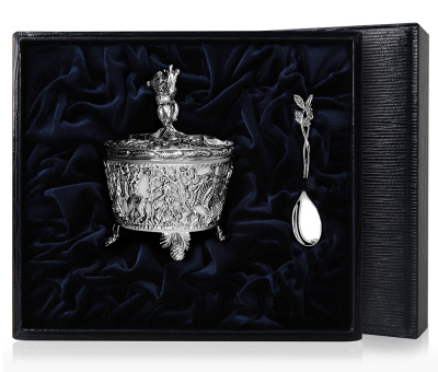 СЕРЕБРЯНАЯ СОЛОНКА "МЕДВЕДЬ" – АРГЕНТА