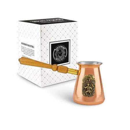 ТУРКА МЕДНАЯ "САФАРИ" С ЛУЖЕНИЕМ 420 МЛ. – КОЛЬЧУГИНСКИЙ МЕЛЬХИОР