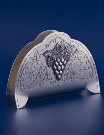 СЕРЕБРЯНАЯ САЛФЕТНИЦА "ВИНОГРАДНАЯ ЛОЗА" – МСТЁРСКИЙ ЮВЕЛИР