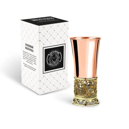 СТОПКА "ЗАЙЦЫ" МЕДЬ-ЛАТУНЬ – КОЛЬЧУГИНСКИЙ МЕЛЬХИОР