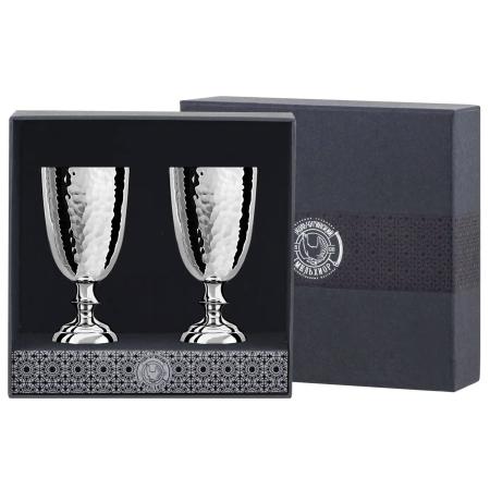 НАБОР РЮМОК "№1" ПОСЕРЕБРЕННЫЙ КОВАННЫЙ – КОЛЬЧУГИНСКИЙ МЕЛЬХИОР