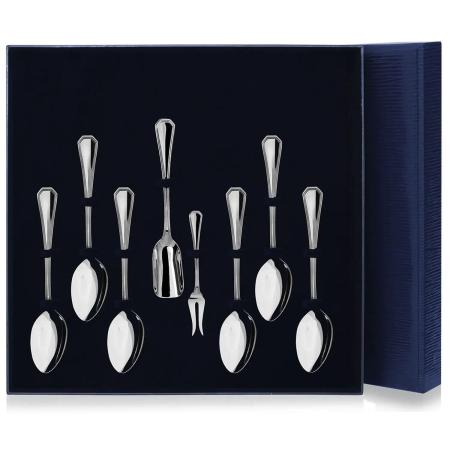 ЧАЙНЫЙ НАБОР ИЗ СЕРЕБРА "ЭЛЕГАНТ" (8 ПРЕДМЕТОВ) – АРГЕНТА