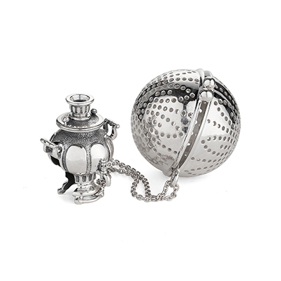 СЕРЕБРЯНЫЙ ЗАВАРНИК-ШАР "САМОВАР" – АЛЬТМАСТЕР