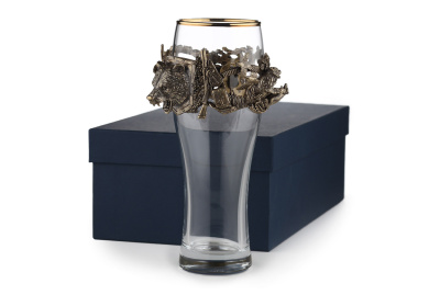 ПИВНОЙ БОКАЛ "ОХОТА ТРОФЕЙНАЯ МЕДВЕДЬ" CLASSIC