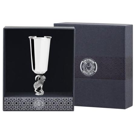 РЮМКА "АРХАР" ПОСЕРЕБРЕННАЯ С ЧЕРНЕНИЕМ (1 ШТУКА) – КОЛЬЧУГИНСКИЙ МЕЛЬХИОР