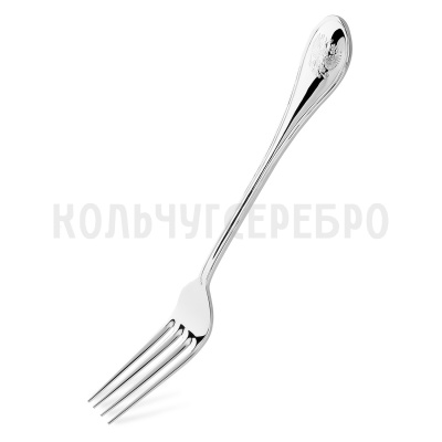 СЕРЕБРЯНАЯ СТОЛОВАЯ ВИЛКА "ОТЕЧЕСТВО" 930583 – КРАСНАЯ ПРЕСНЯ