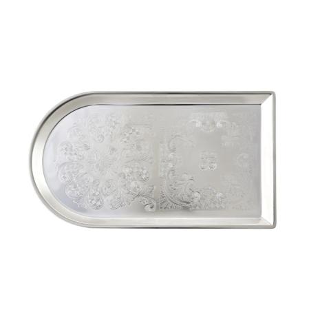 ПОДНОС ДЛЯ ЧАЯ С РИСУНКОМ – КОЛЬЧУГИНСКИЙ МЕЛЬХИОР