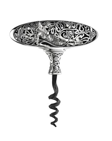 СЕРЕБРЯНЫЙ ШТОПОР "МОДЕРН" С ЧЕРНЕНИЕМ – АЛЬТМАСТЕР