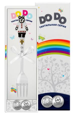 ДЕТСКАЯ ВИЛКА "МИША" С ЦВЕТНОЙ ЭМАЛЬЮ – КОЛЬЧУГИНСКИЙ МЕЛЬХИОР