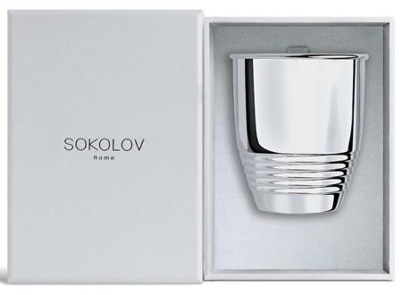 СЕРЕБРЯНЫЙ СТАКАН (1 ШТУКА) арт. 2301030001 – SOKOLOV