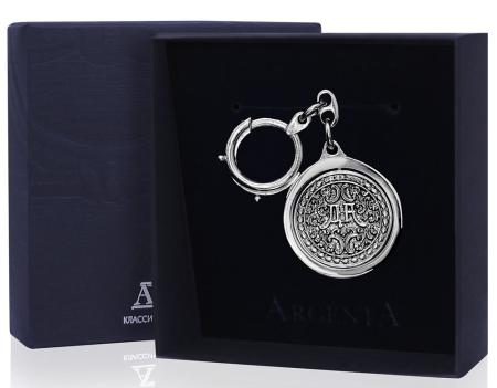 Столовое серебро купить в Москве СЕРЕБРЯНЫЙ БРЕЛОК ДЛЯ КЛЮЧЕЙ "ДА - НЕТ" – АРГЕНТА