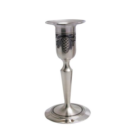 СЕРЕБРЯНЫЙ ПОДСВЕЧНИК "ШИШКИ" АРТ. 50140009В05 – СЕВЕРНАЯ ЧЕРНЬ