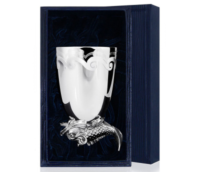 СЕРЕБРЯНАЯ СТОПКА "ЦАРЬ-РЫБА" (1 ШТУКА) – АРГЕНТА