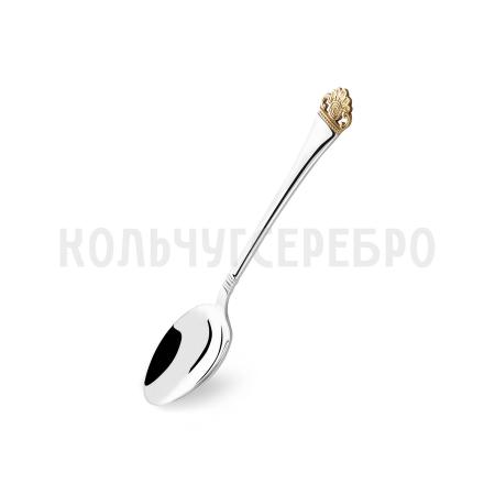 СЕРЕБРЕННАЯ ЧАЙНАЯ ЛОЖКА "АФИНА" С ПОЗОЛОТОЙ – АРГЕНТА