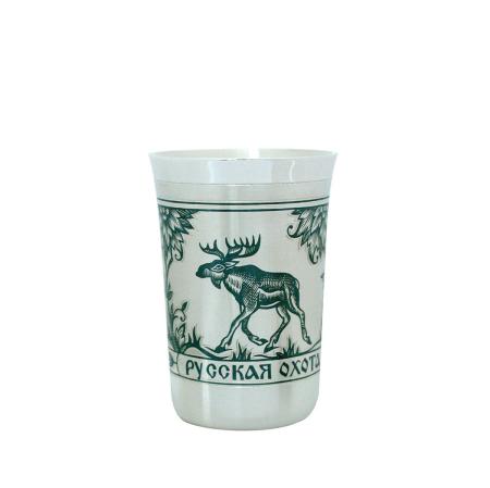 СЕРЕБРЯНАЯ СТОПКА "ЛОСЬ" АРТ. 40050052Т05 – СЕВЕРНАЯ ЧЕРНЬ