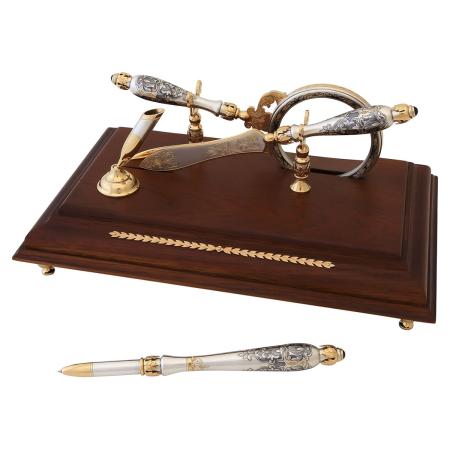 СУВЕНИРНЫЙ ОФИСНЫЙ НАБОР АРТ. 50550006А06 – СЕВЕРНАЯ ЧЕРНЬ