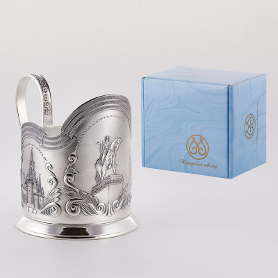 ПОДСТАКАННИК "№ 26" ПОСЕРЕБРЕННЫЙ – МСТЕРСКИЙ ЮВЕЛИР